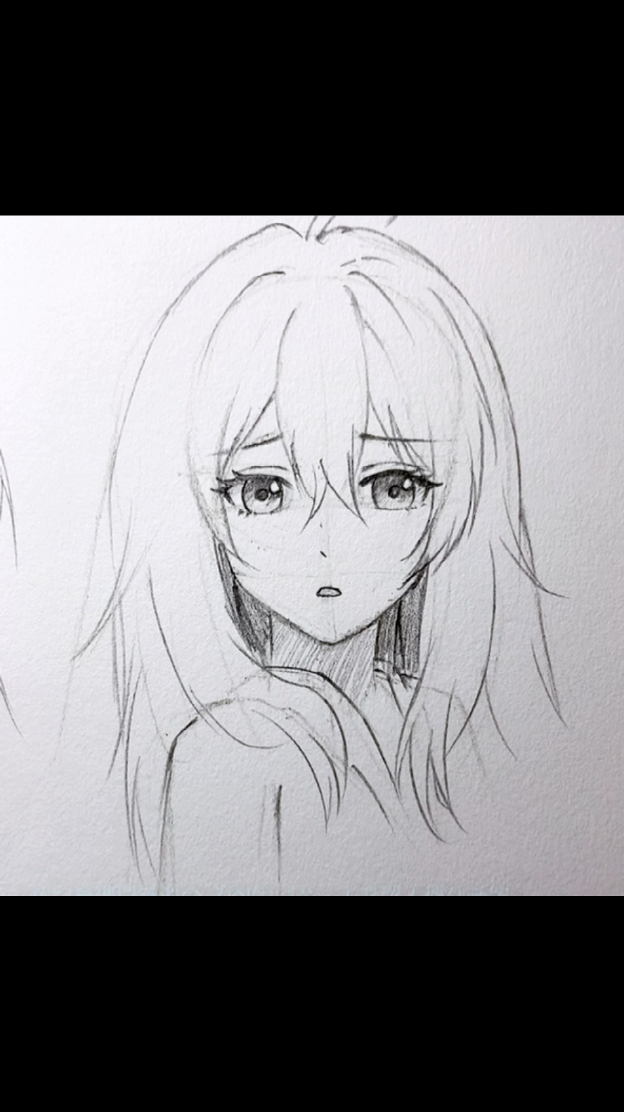 正脸动漫女生的画法