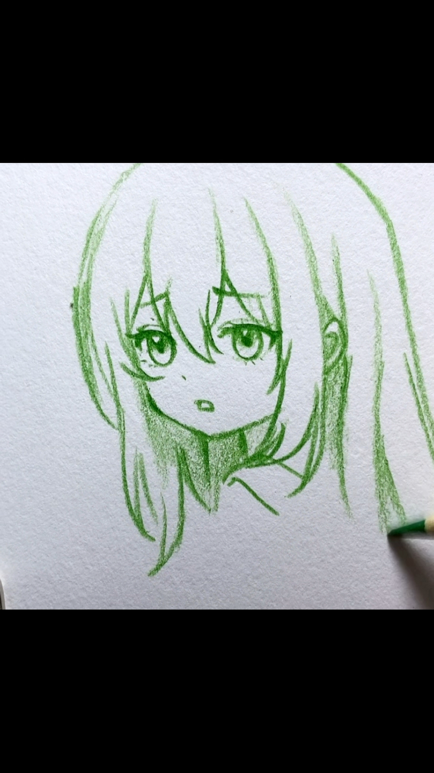 彩铅画的简笔画动漫