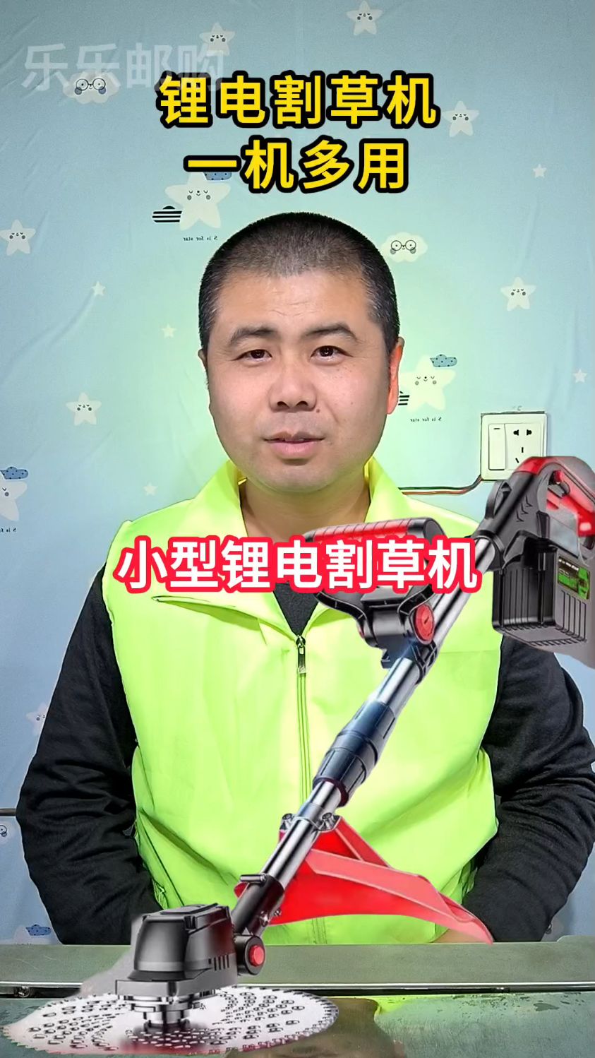 德国进口电动割草机锂电除草机农业小型果园大功率多功能打草机
