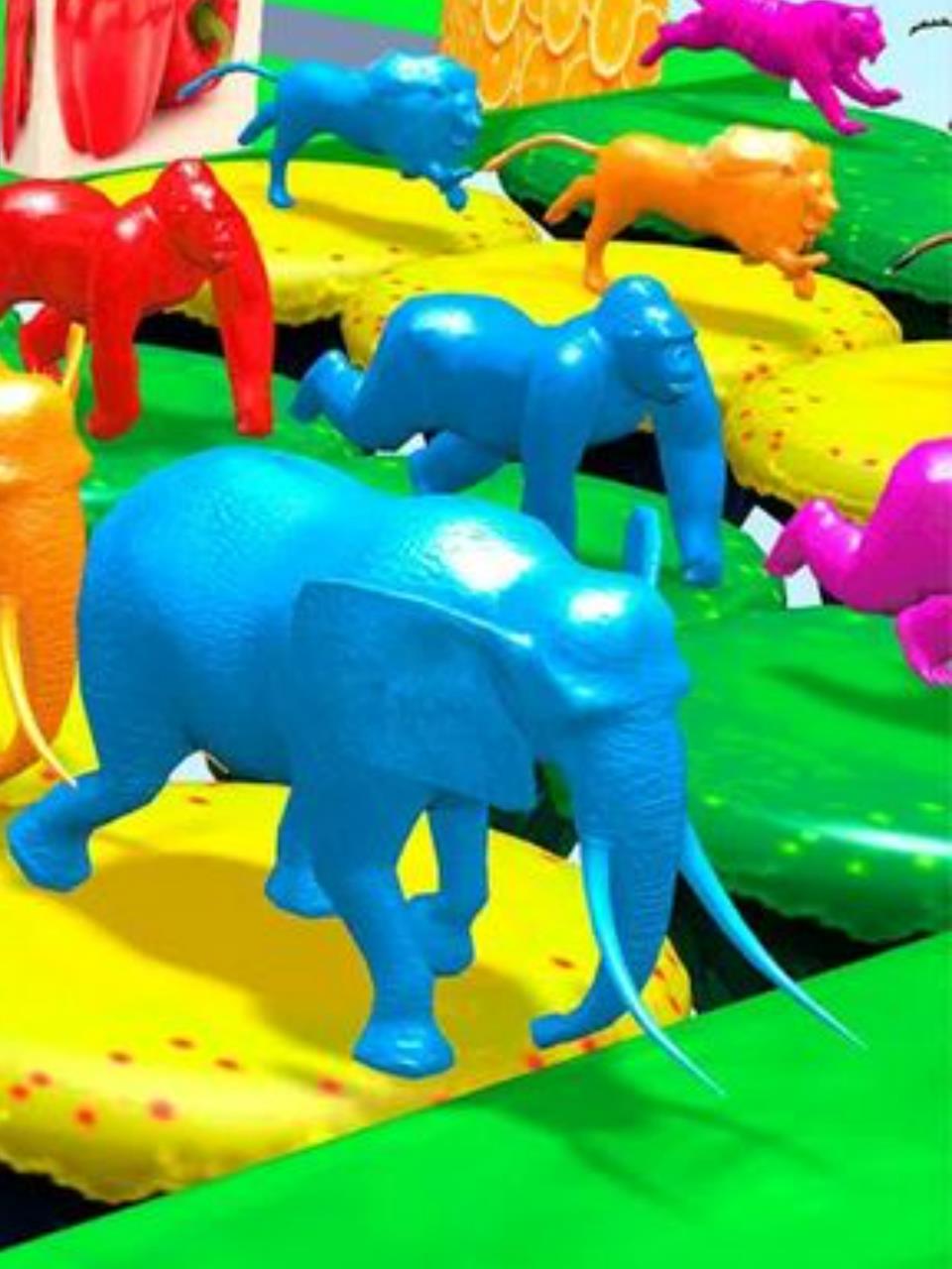 卡通动物家族:神奇魔法种子实现愿望,小朋友快来探索!3