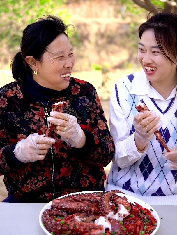 麻辣八爪鱼这样吃,你们肯定馋了吧?