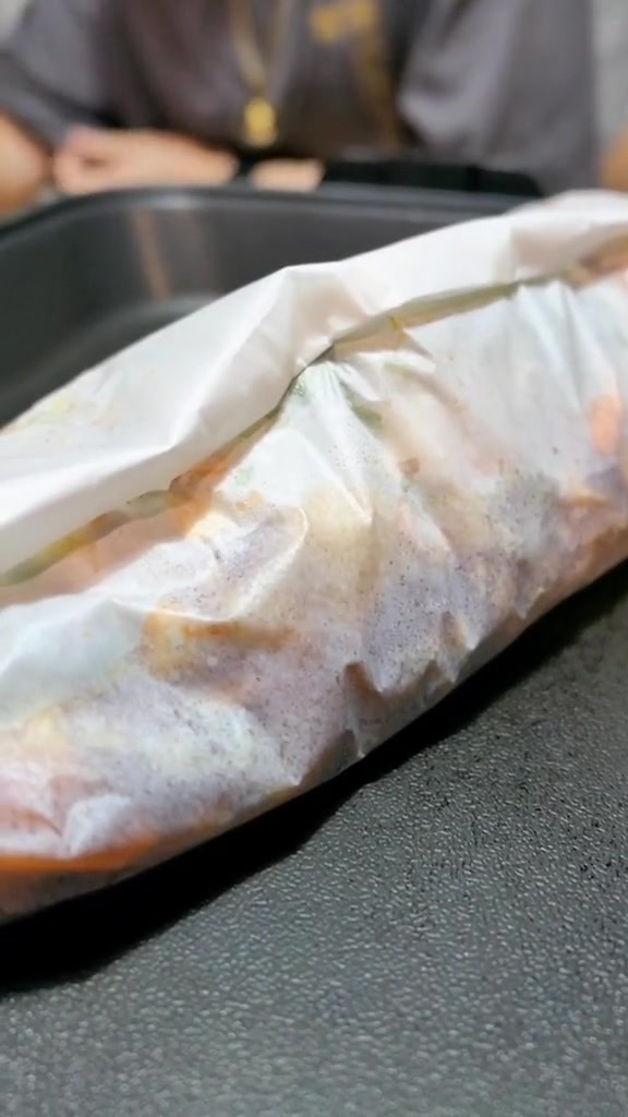 没刺的纸包鱼吃的就是爽