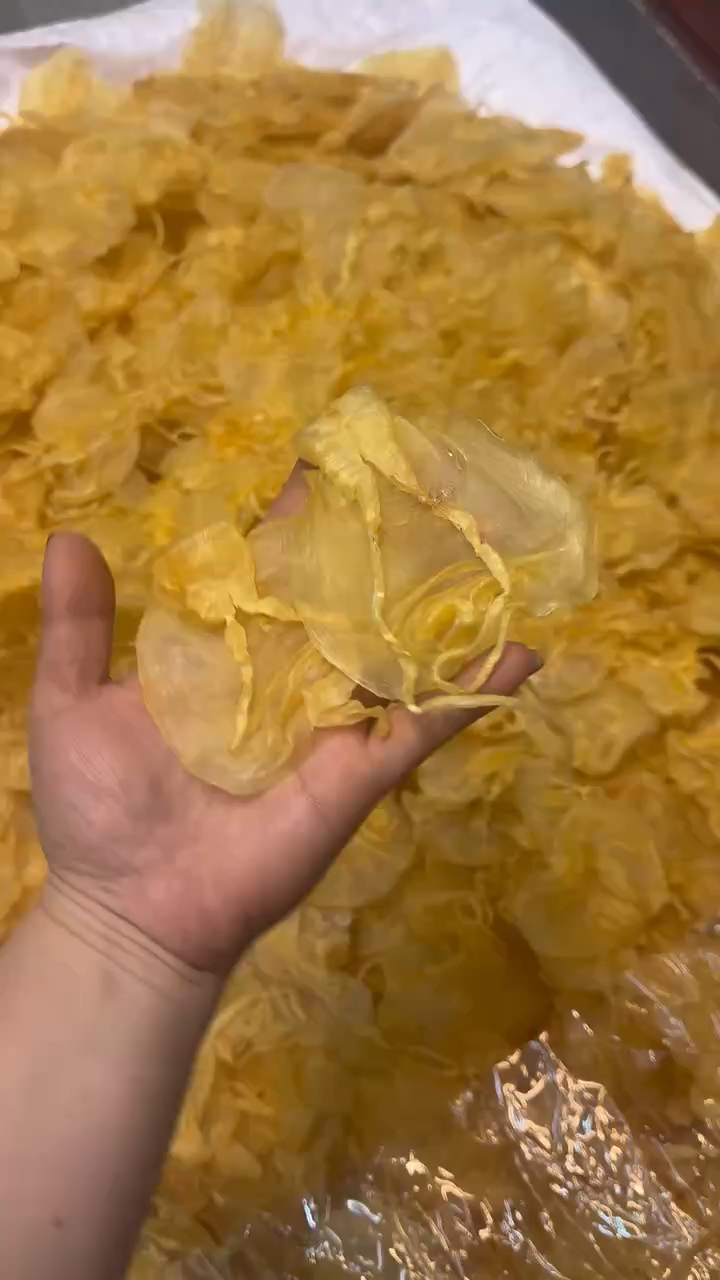 与金钱鳘鱼胶肉质相似,被赋予美称“北海金钱”原汁原味,口感Q