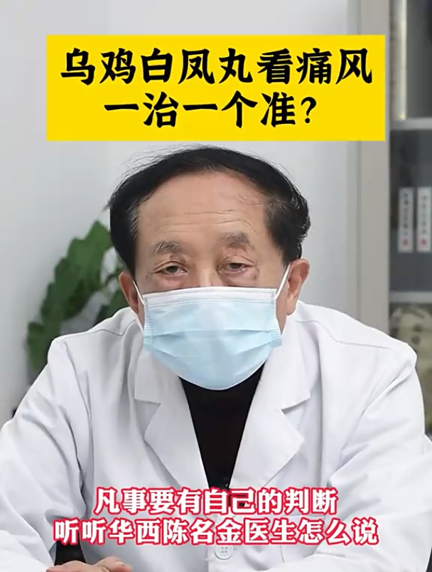 乌鸡白凤看痛风,一治一个准?