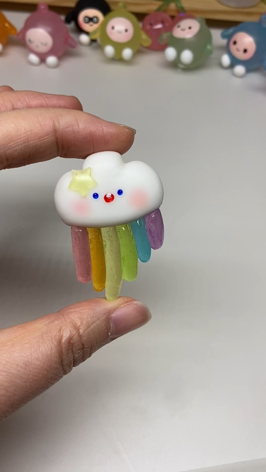 粘土彩虹云朵教程