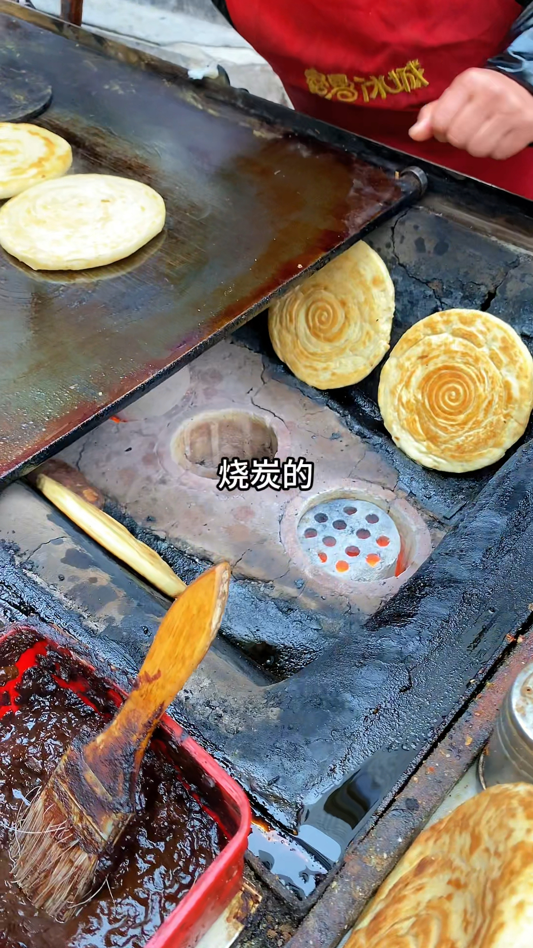 街边小吃 鸡蛋火烧