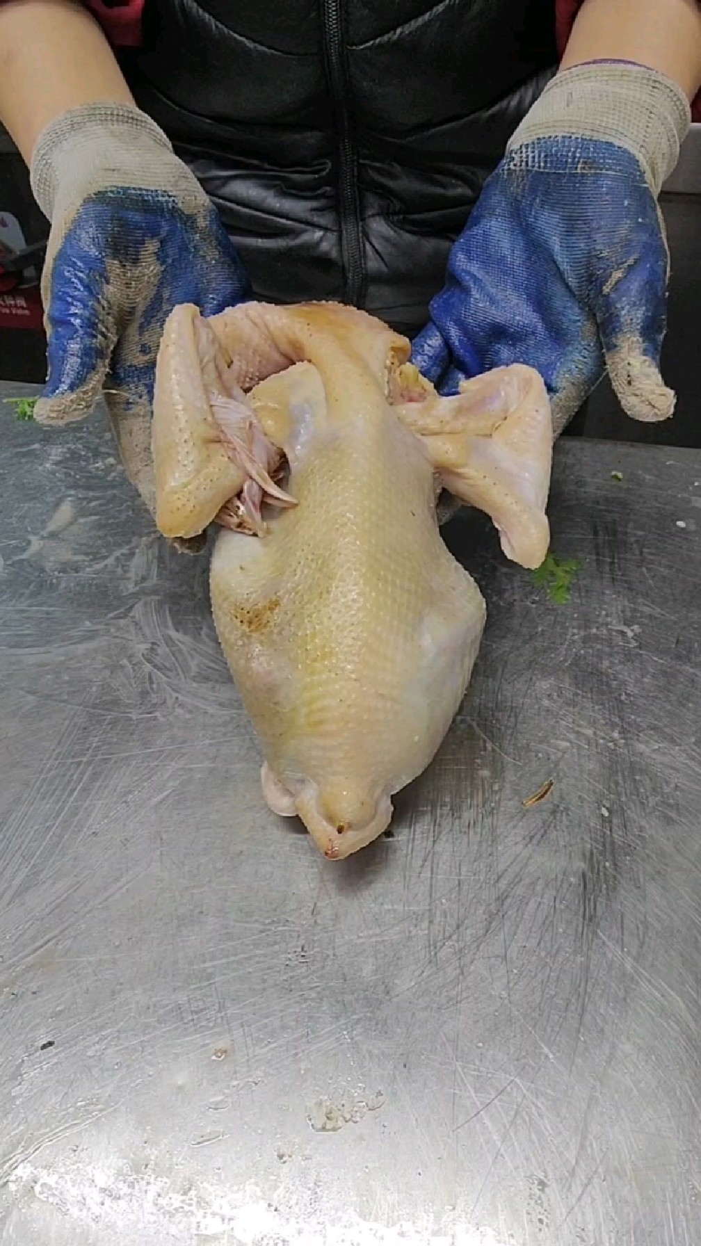 烧鸡造型盘法教程