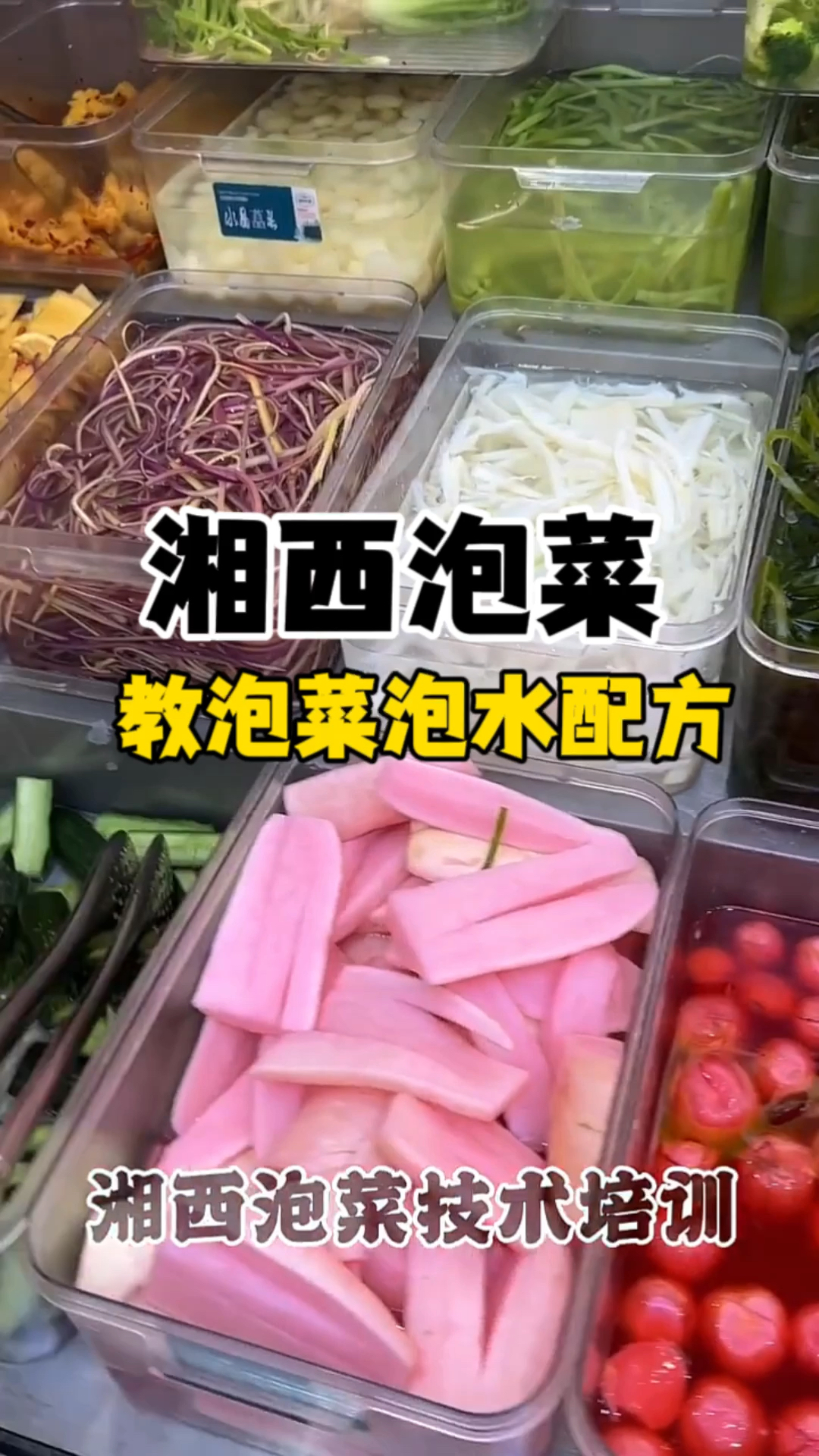 湘西泡菜教学,泡菜作法