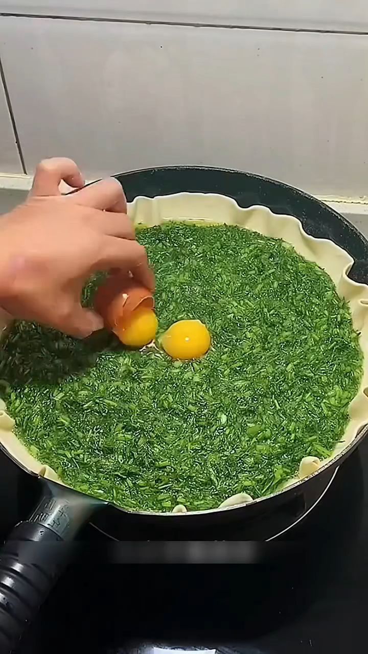 鸡蛋韭菜馅饼新做法