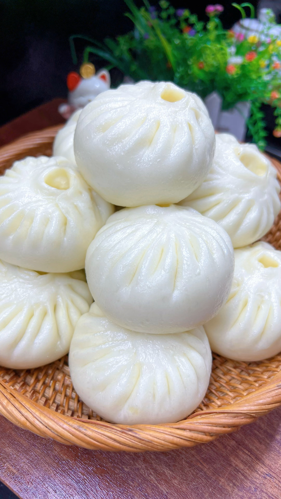 梅干菜肉包家常做法,教你调馅配方,皮薄馅更香,出锅就扫光