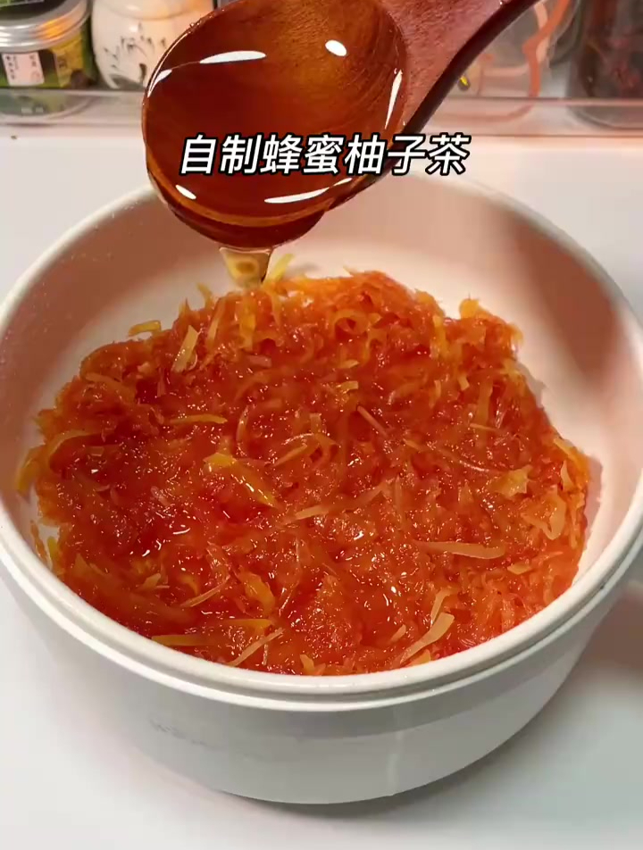 自制蜂蜜柚子茶 比买的还好喝