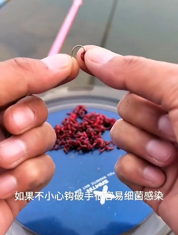 红虫钓鱼不仅麻烦,不小心钩破手还容易感染,野钓该怎么选饵料?