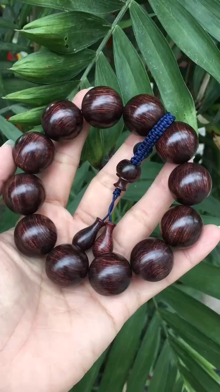 你喜欢什么颜色,我喜欢紫色,海南黄花梨帝王紫油梨2.0手串