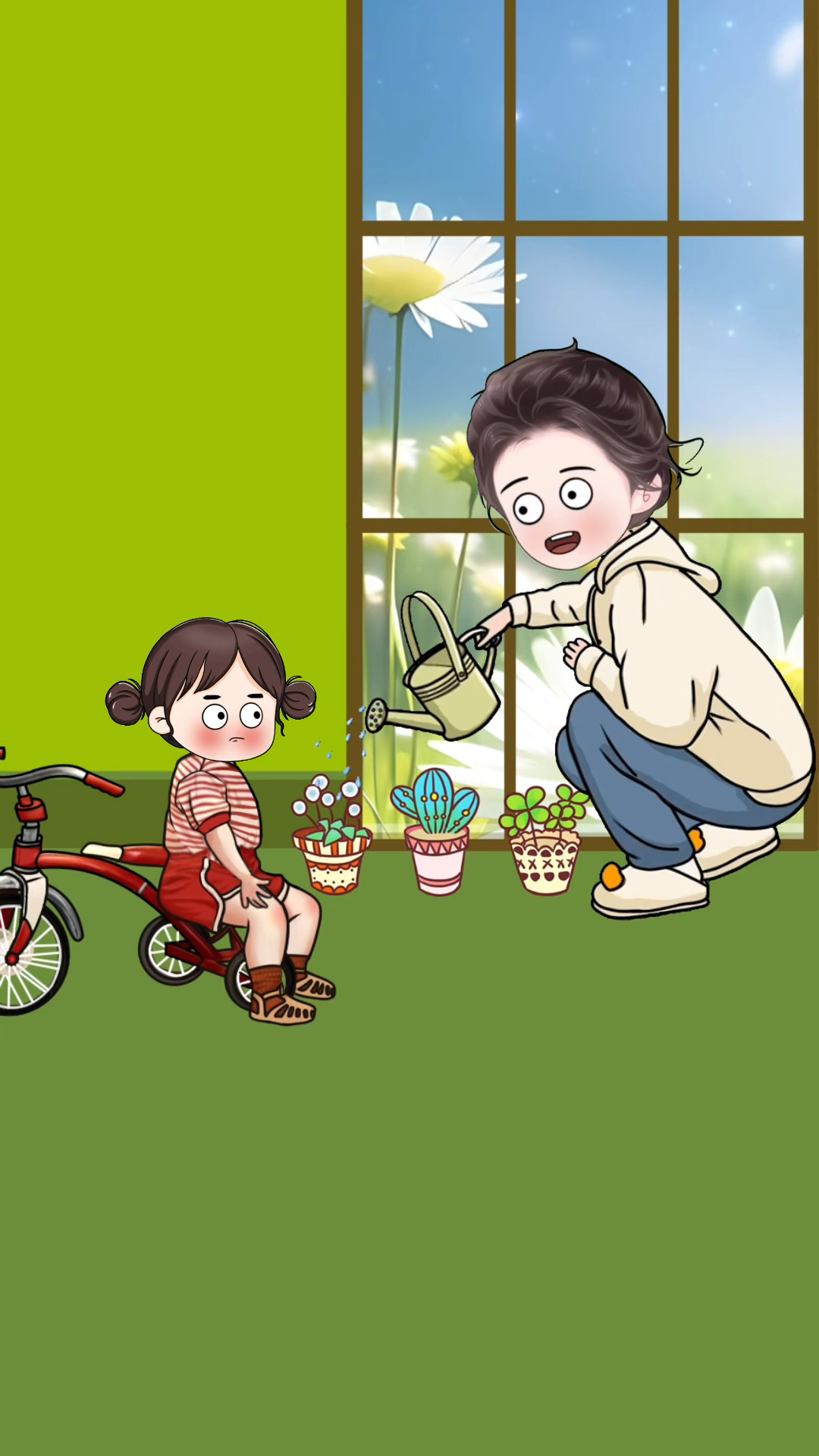 这漏风的小棉袄 我说人家咋一直看着我笑呢#一身反骨的人类幼崽#二次元原创