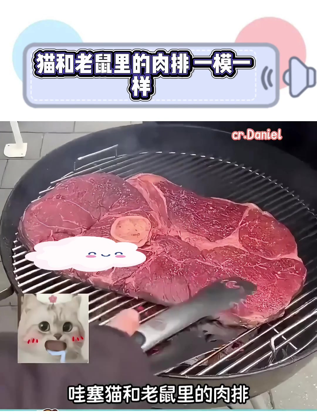 猫和老鼠里的肉排 一模一样