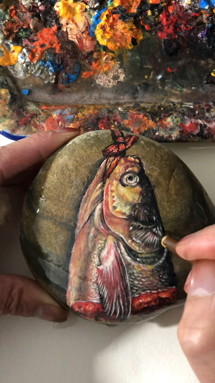 画一个鱼头,感觉怎么样