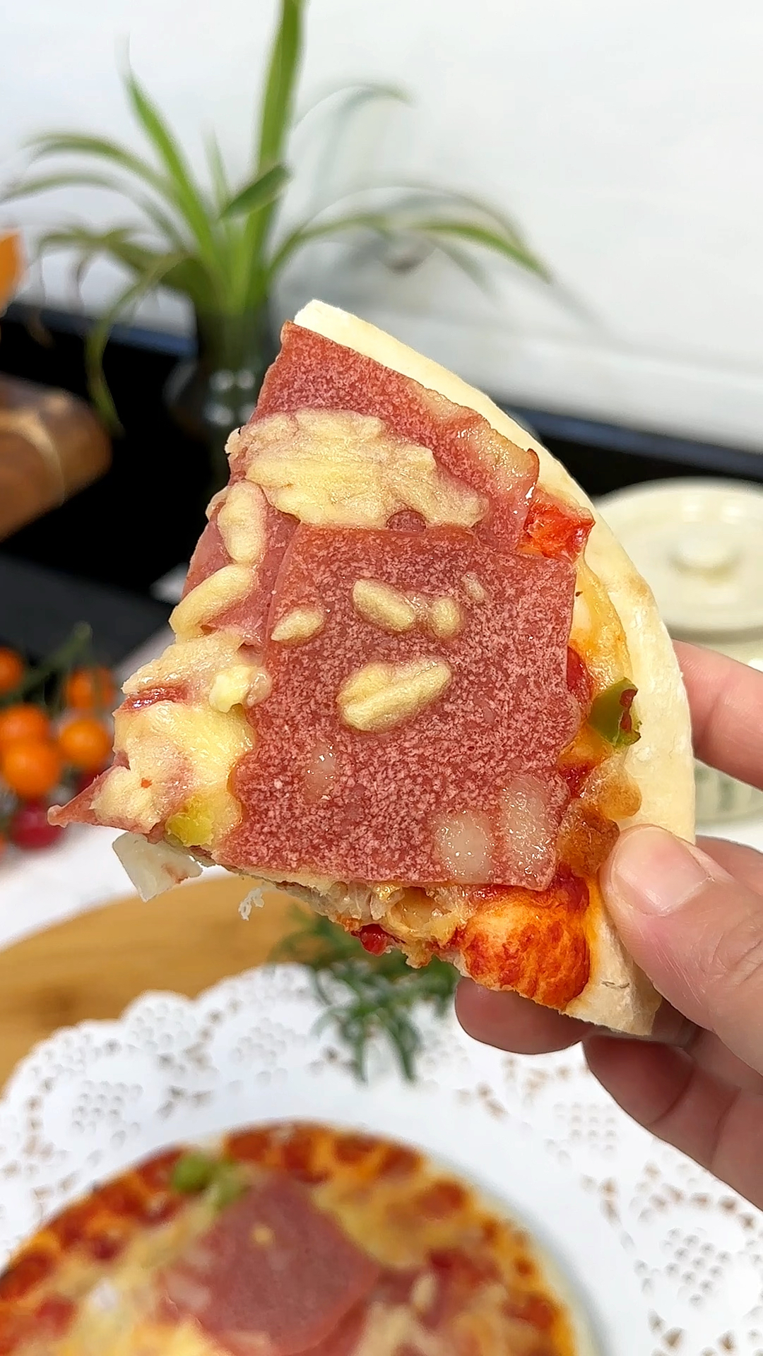 孩子在家也能吃上3种口味披萨,跟店里的一个味方便又好吃