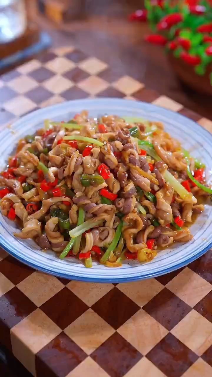 家常小炒猪肚这样做