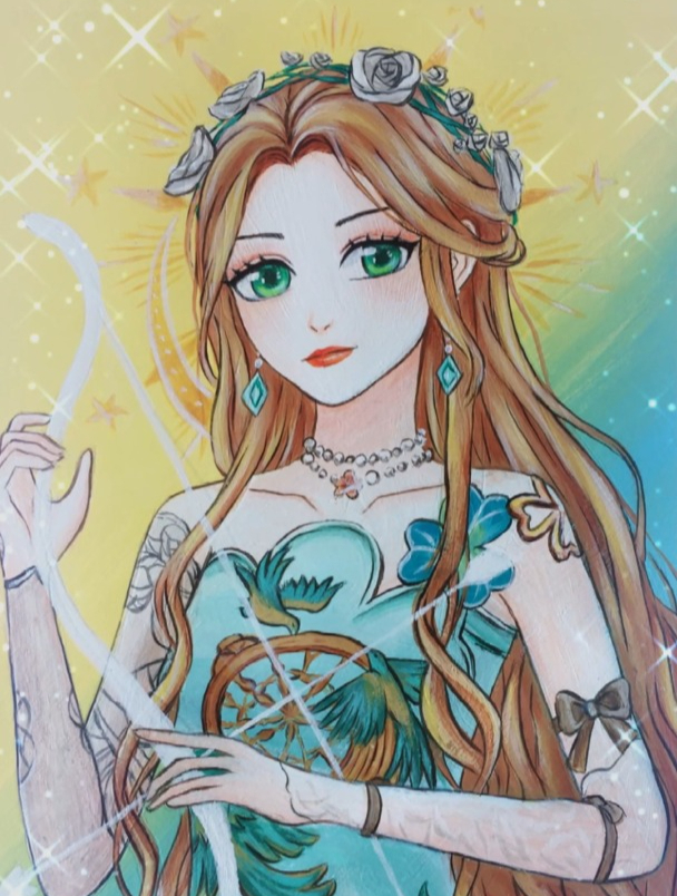 这样画的射手座女孩,也太好看了吧?