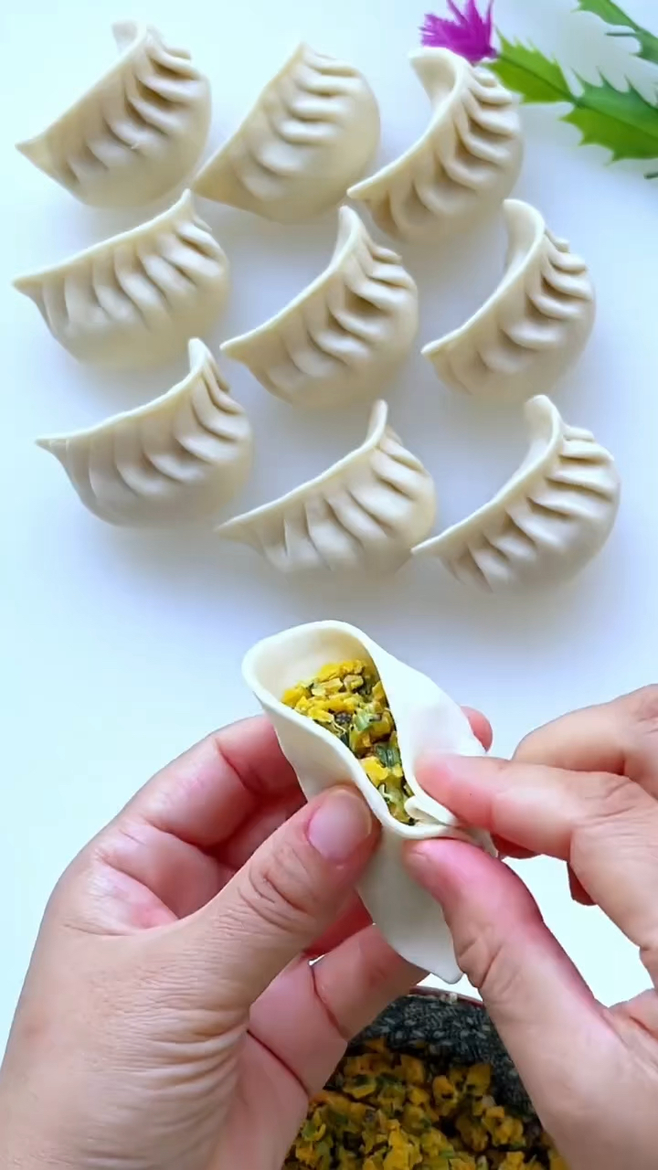 简单易学的饺子花样包法