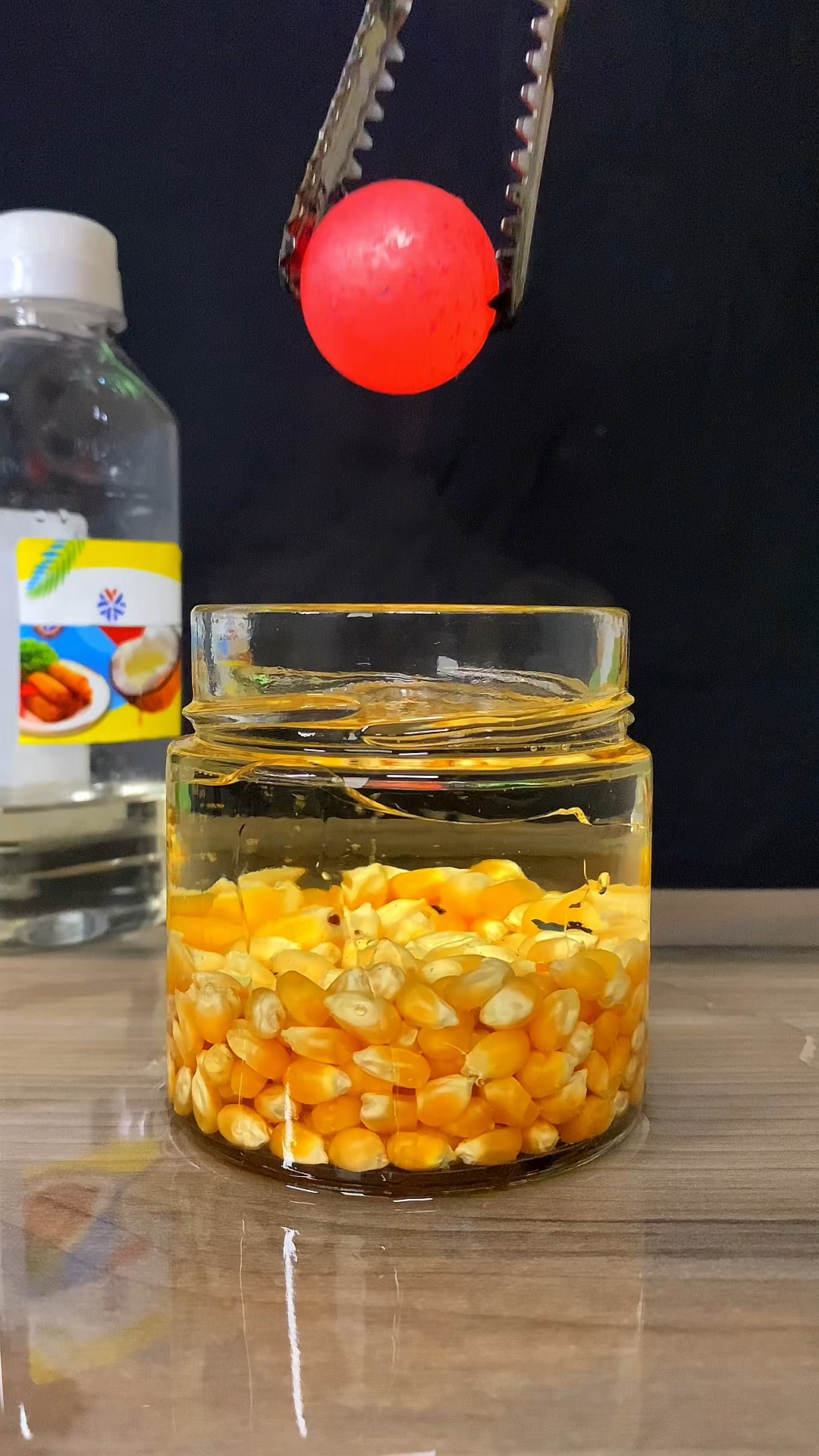用椰子油炸爆米花好解压