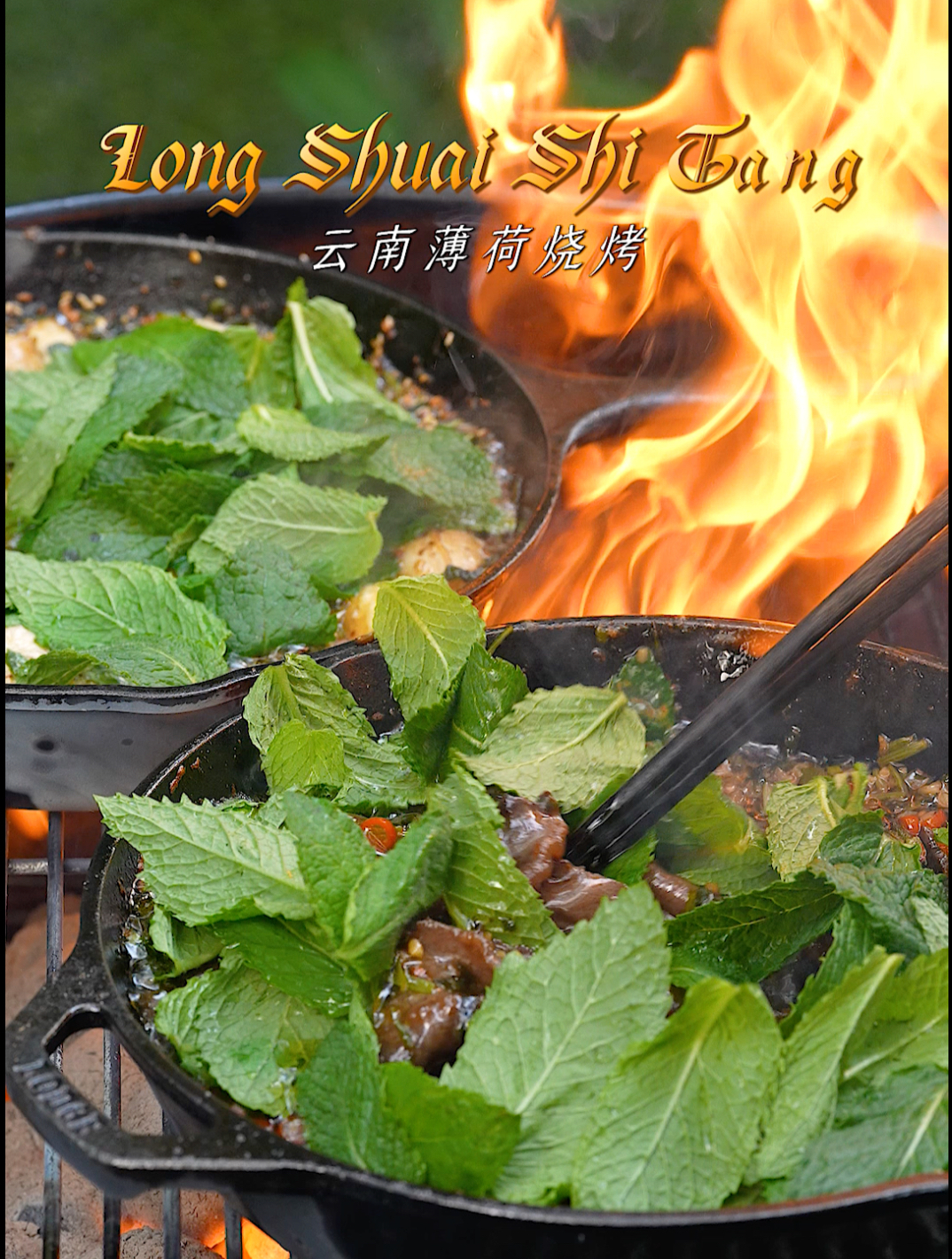 巨香!云南薄荷烧烤!一定要试试!踏青露营聚会绝了!