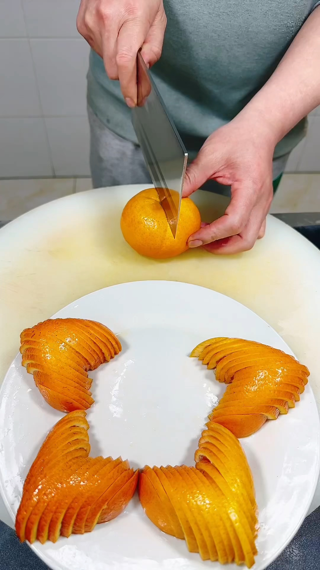 橙子大酒店摆盘方法