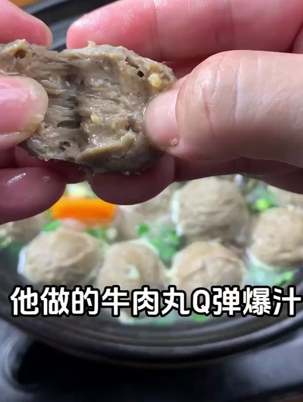 一天手挤2000斤潮汕牛肉丸不在话下,轻轻松松