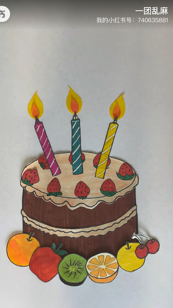 送你一个生日蛋糕,祝你生日快乐