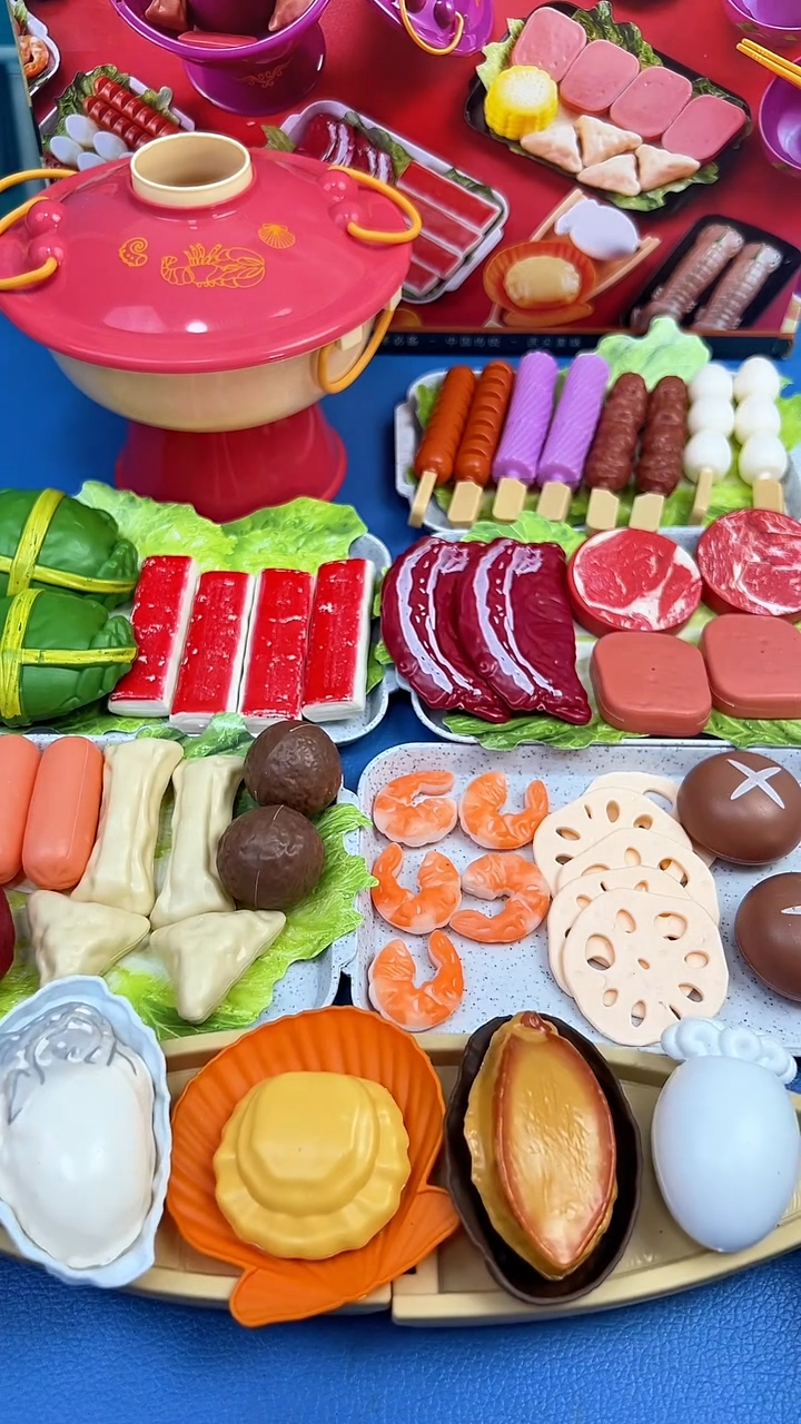 好丰富的火锅食材啊!