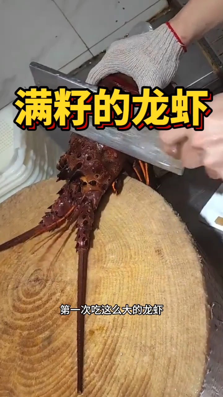 满籽的龙虾,非常的鲜美吧