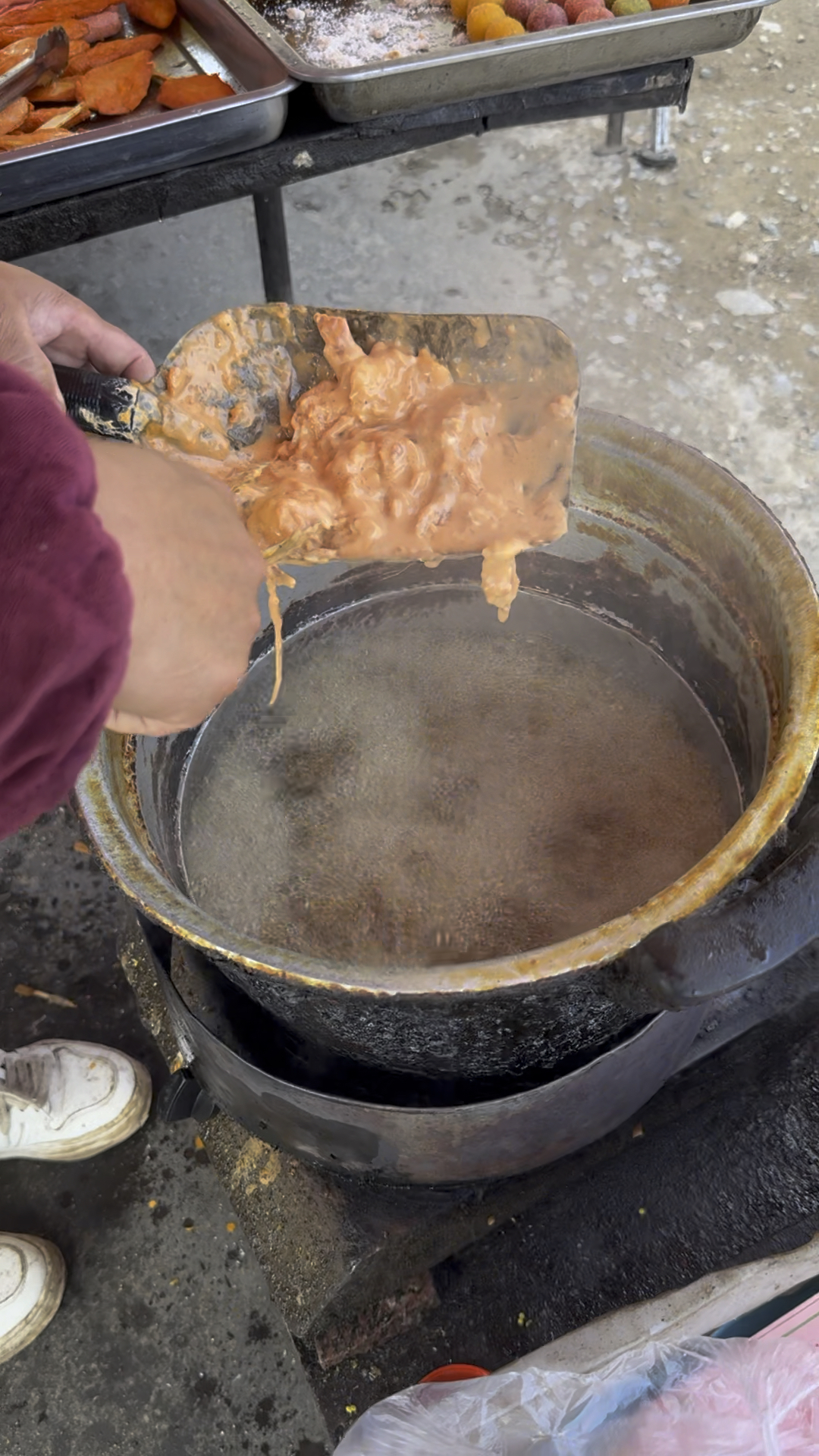 8块钱一斤油炸鸡脆骨