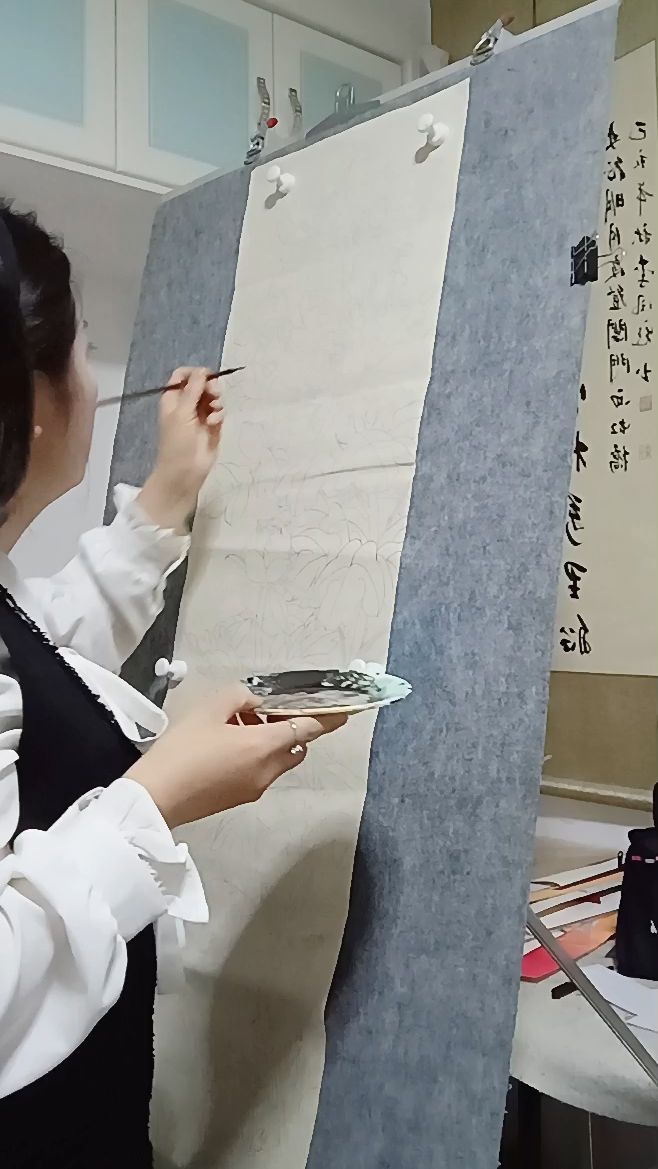 学习画工笔画牡丹