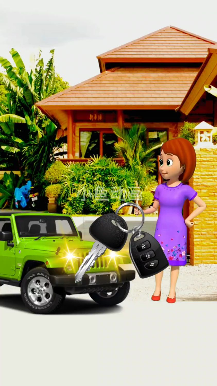 聪明的小鱼把僵尸吓跑了