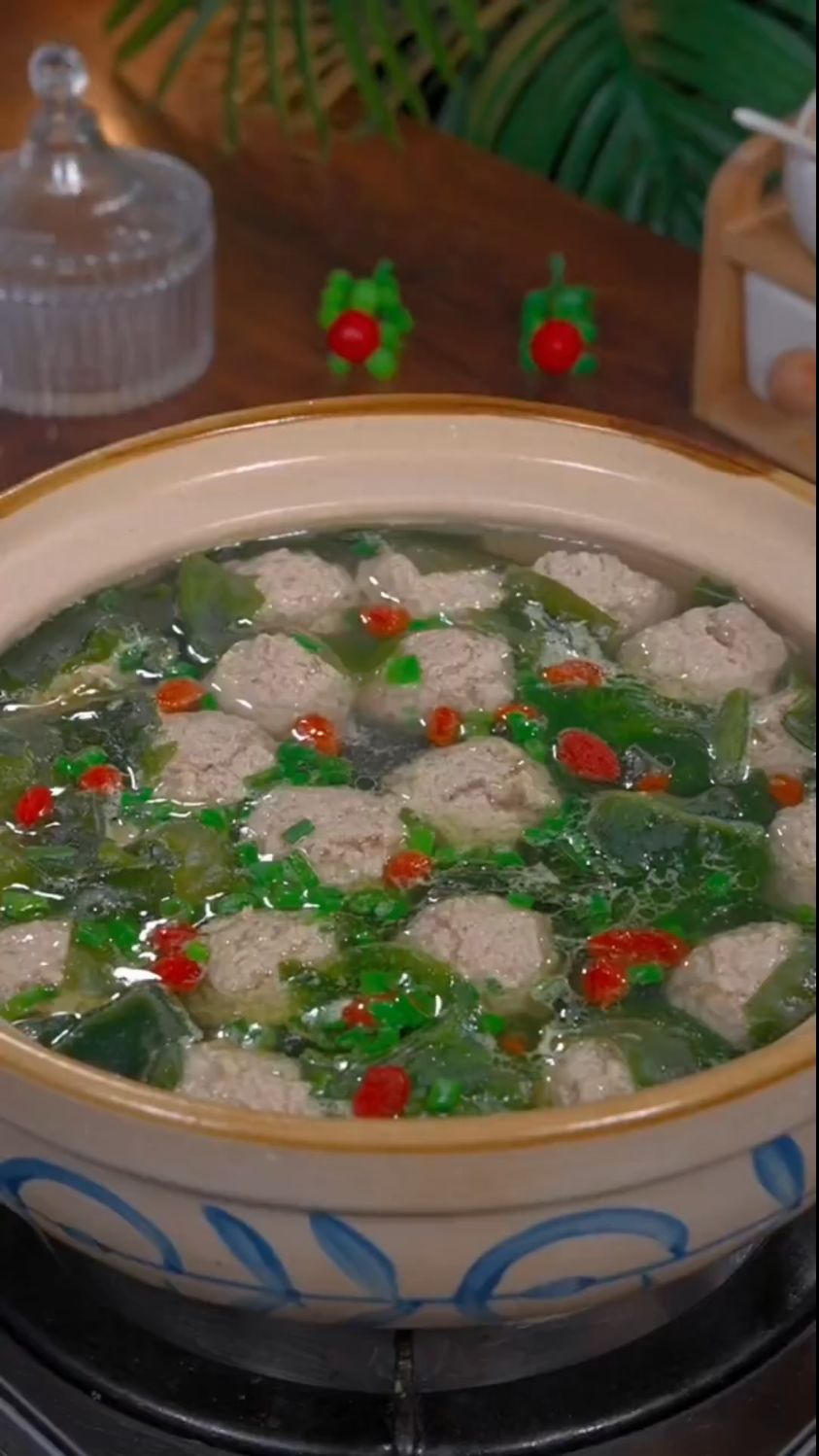 山药肉丸汤 汤鲜味美 宝宝都爱吃