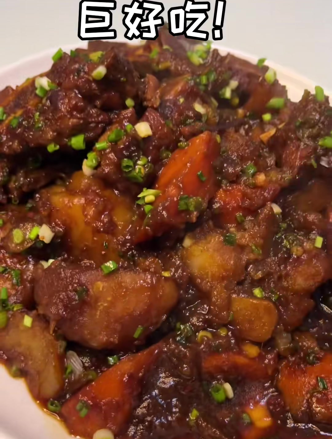 万物皆可炖土豆,像我这样做红烧排骨炖土豆真的巨好吃!