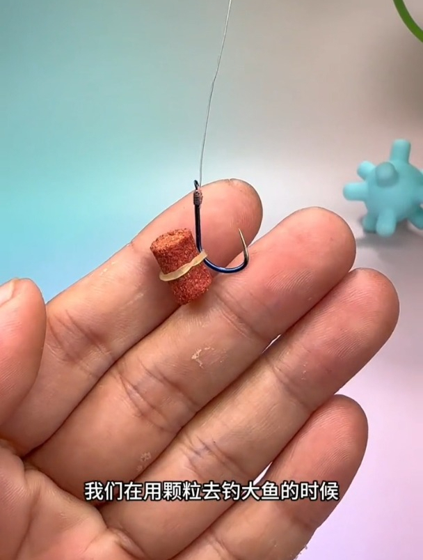 颗粒饵钓大鱼经常有口不中鱼,多半是挂钩方法出了错!