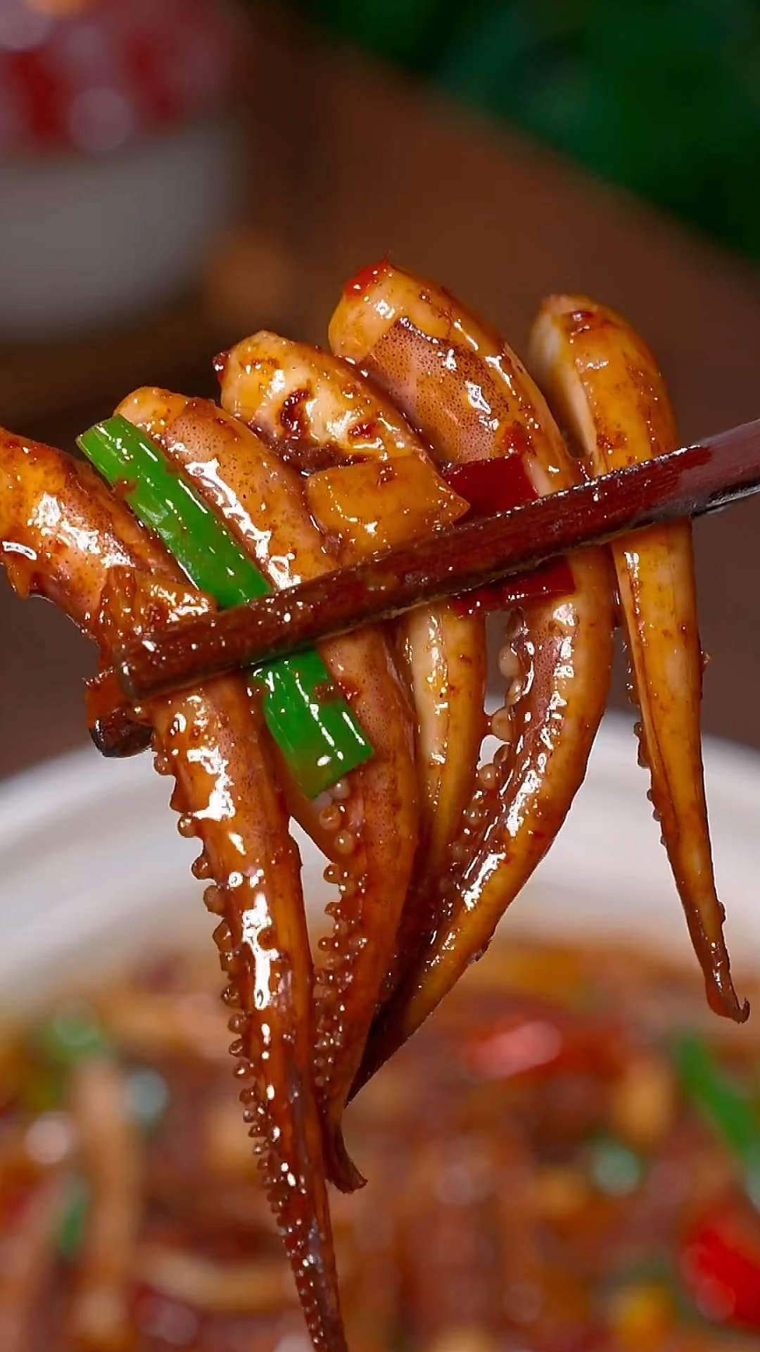 我都会这道干锅鱿鱼须,香辣入味好吃又下饭