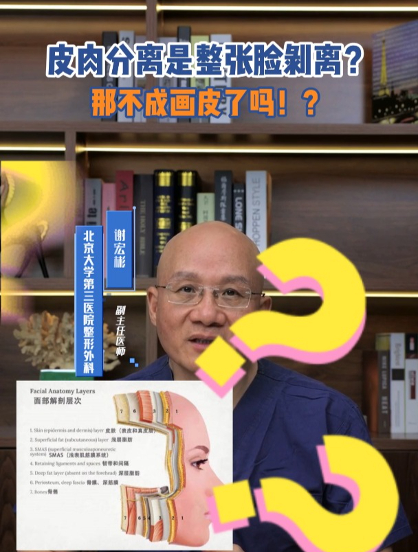 皮肉分离是整张脸剥离吗?