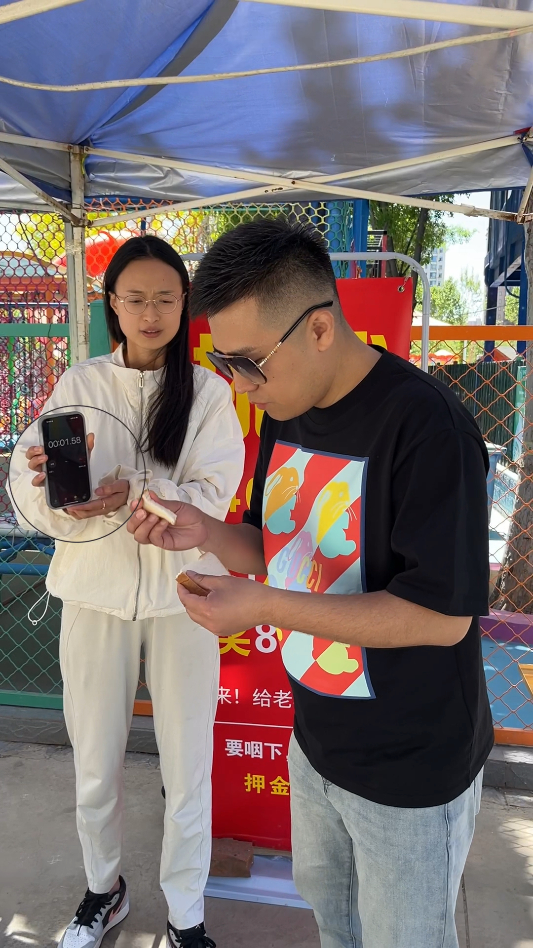 吃面包挑战?这有什么技巧吗?