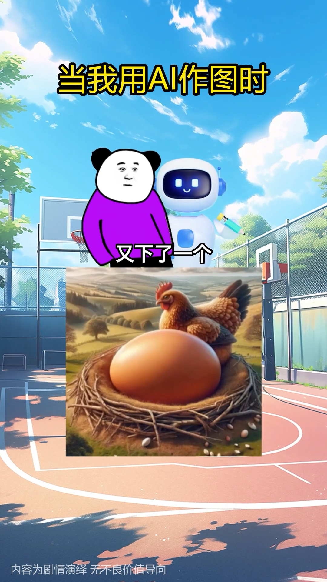 帮我画一个巨大的鸡!