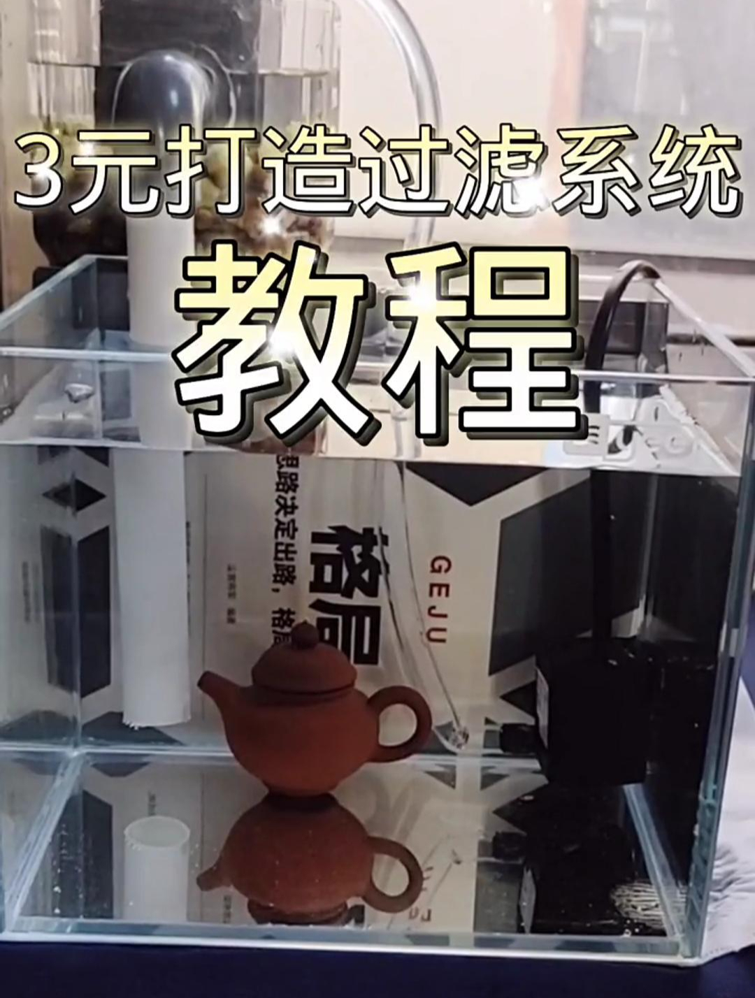 三块钱制作鱼缸过滤系统