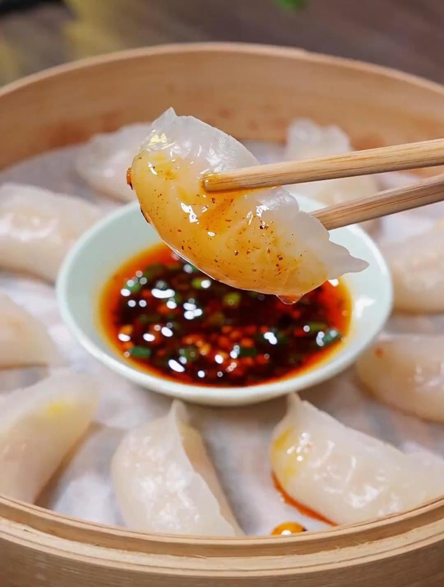 不破皮不开裂的水晶虾饺教程来了,学会了在家也能轻松搞定