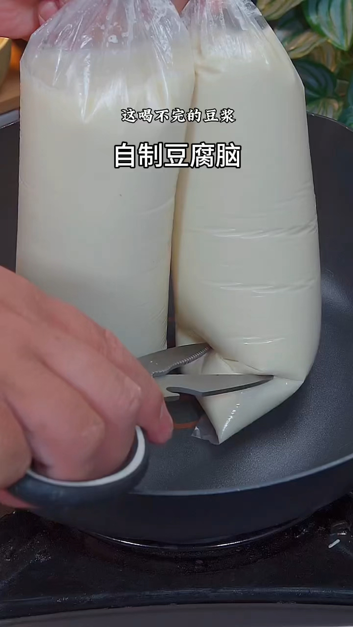 喝不完的豆浆做豆腐脑