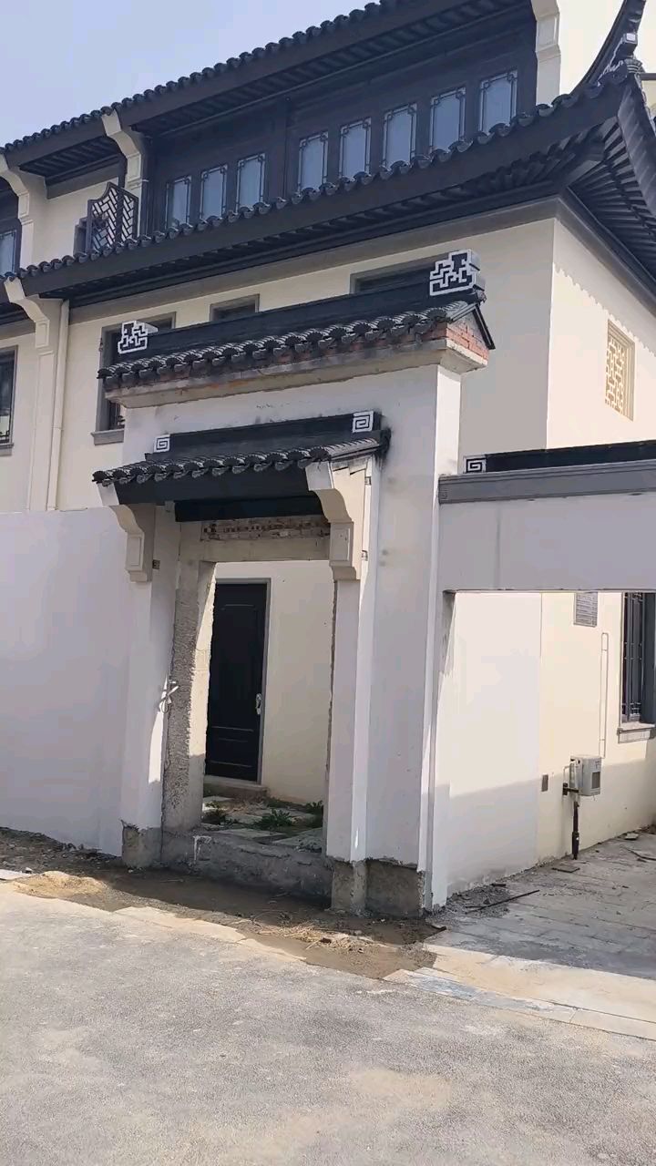 苏式徽派园林 白墙灰瓦马头墙