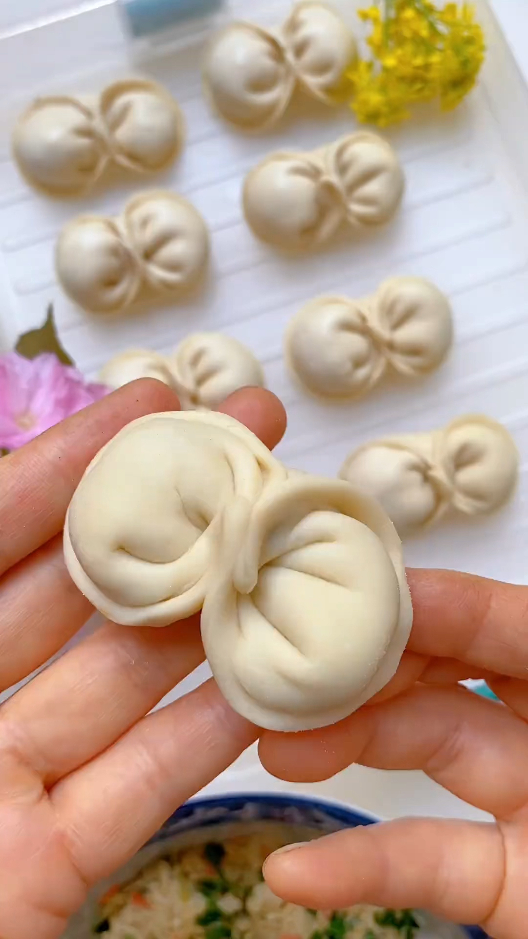 双胞胎小饺子慢动作包法