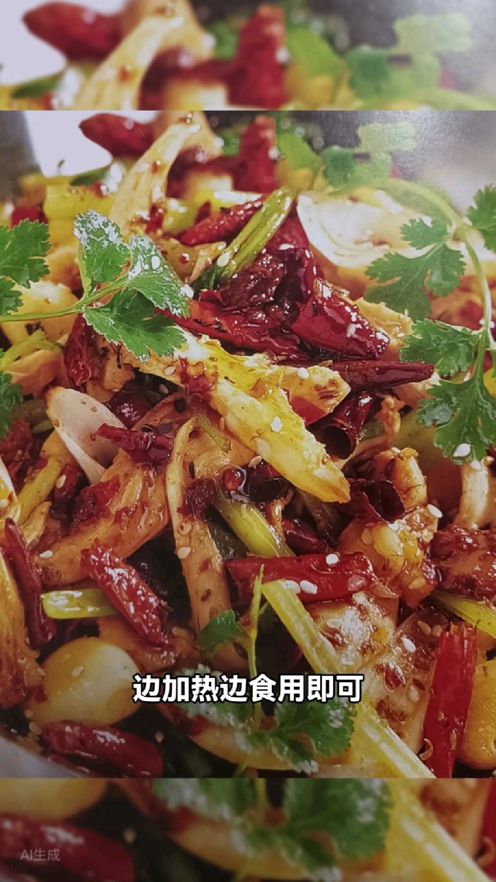 来道硬菜:干锅手撕鸡