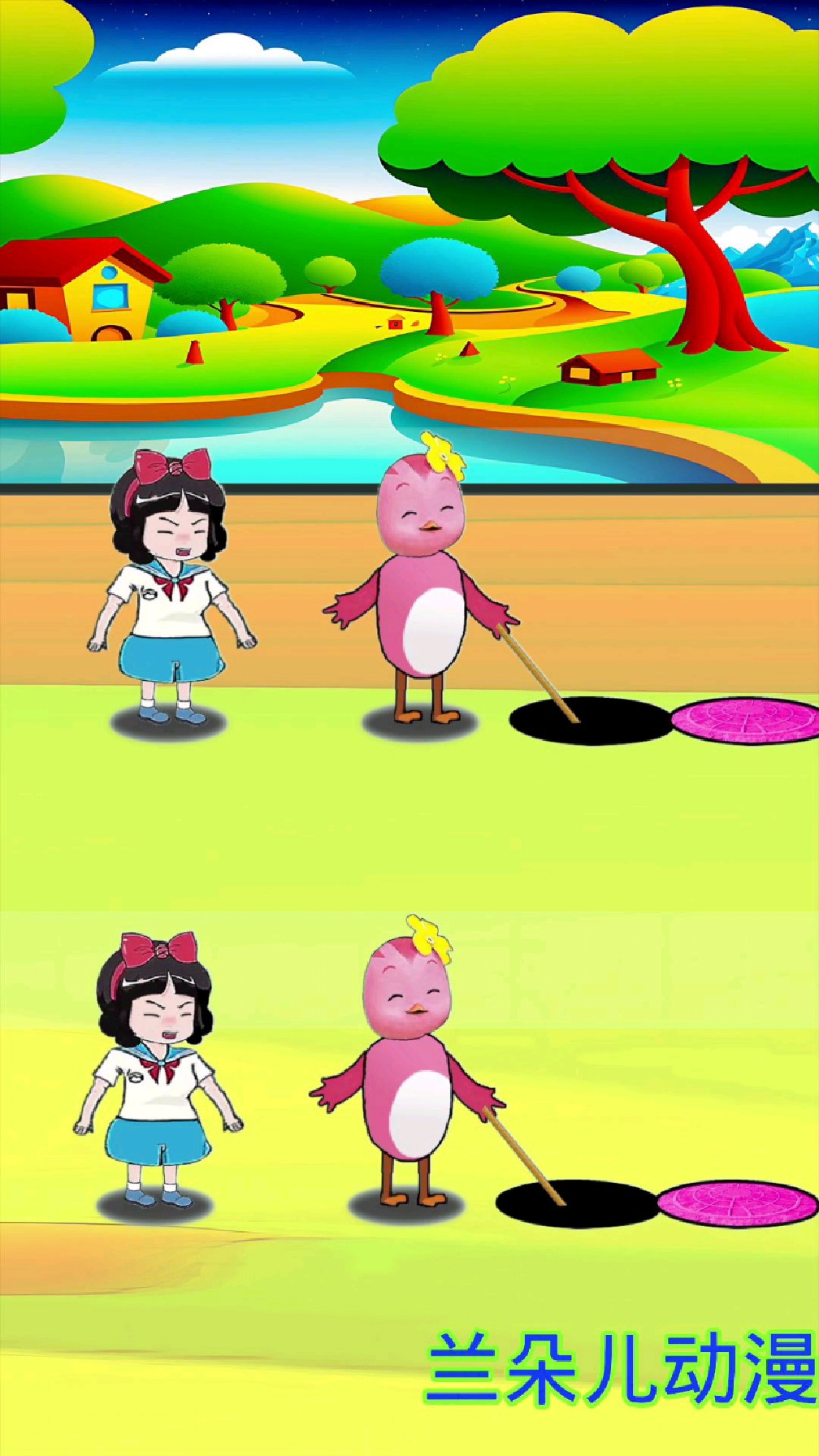 萌鸡小队动画片。