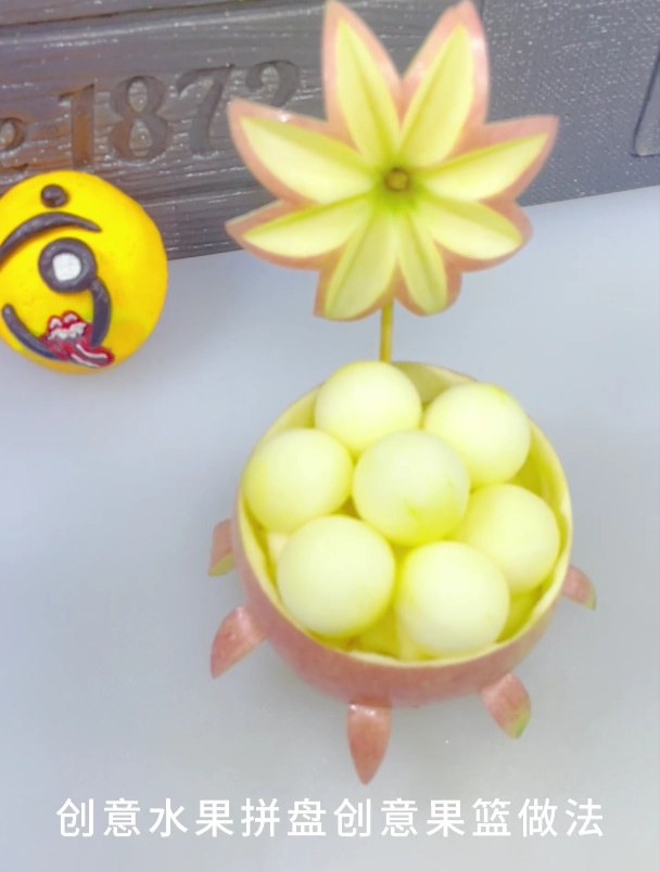 你知道吗?原来苹果还可以这样吃,简单又好看的创意水果拼盘创意