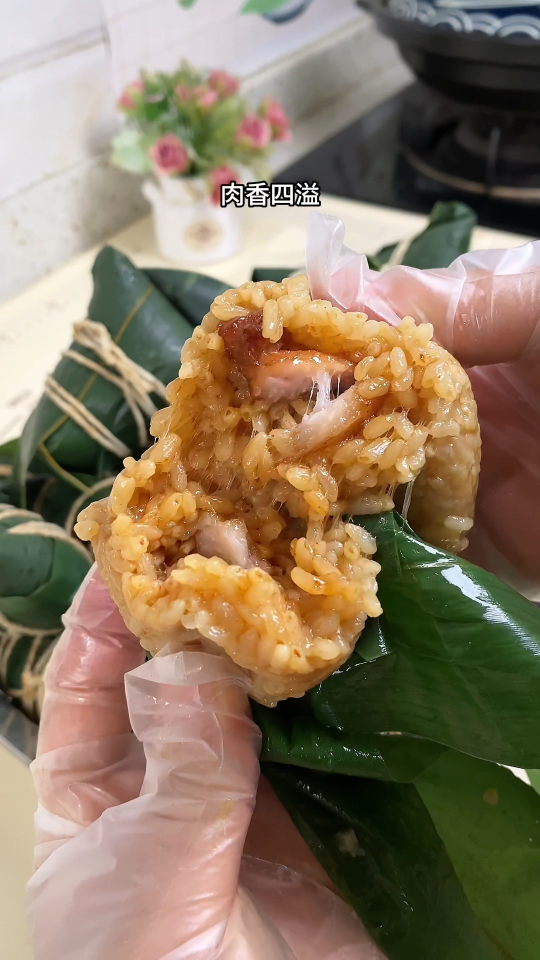 今天分享嘉兴肉粽的做法